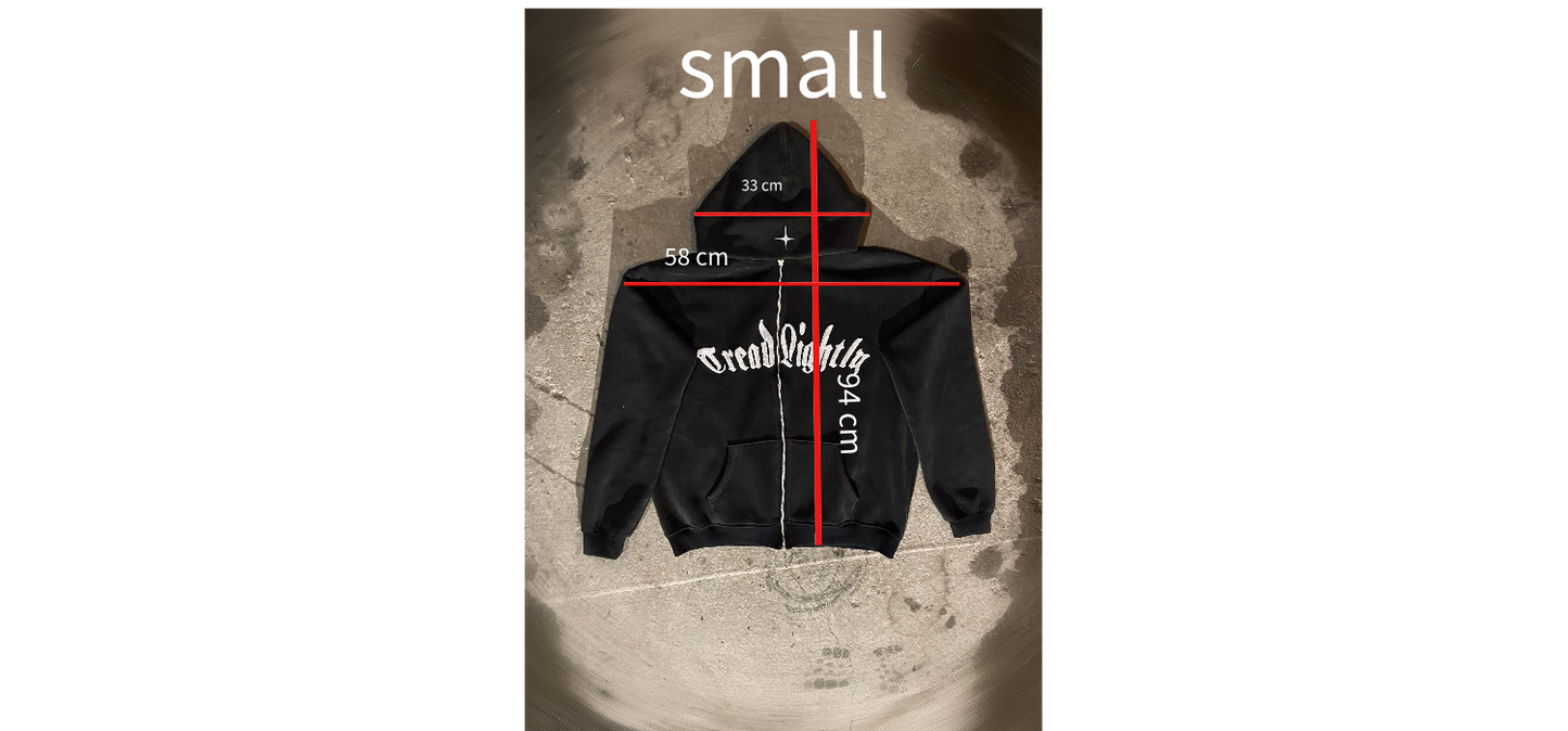 Tread Lightly Black Hoodie
