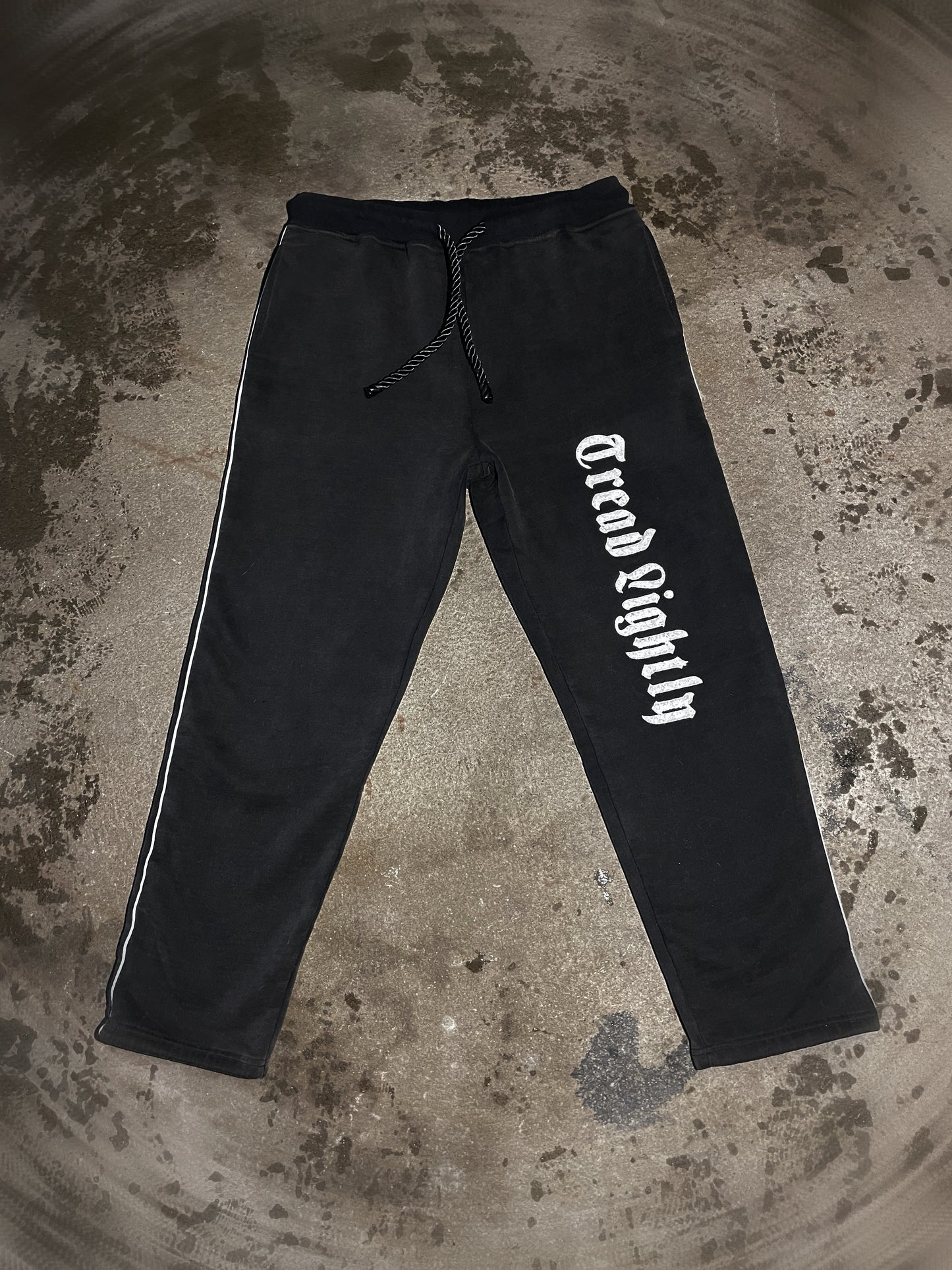 Tread Lightly Black Sweatpants