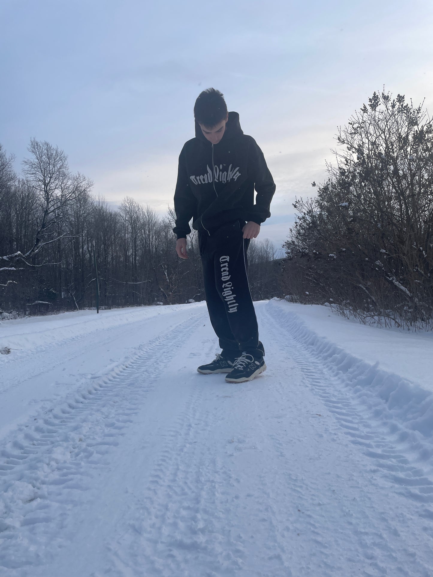 Tread Lightly Black Hoodie