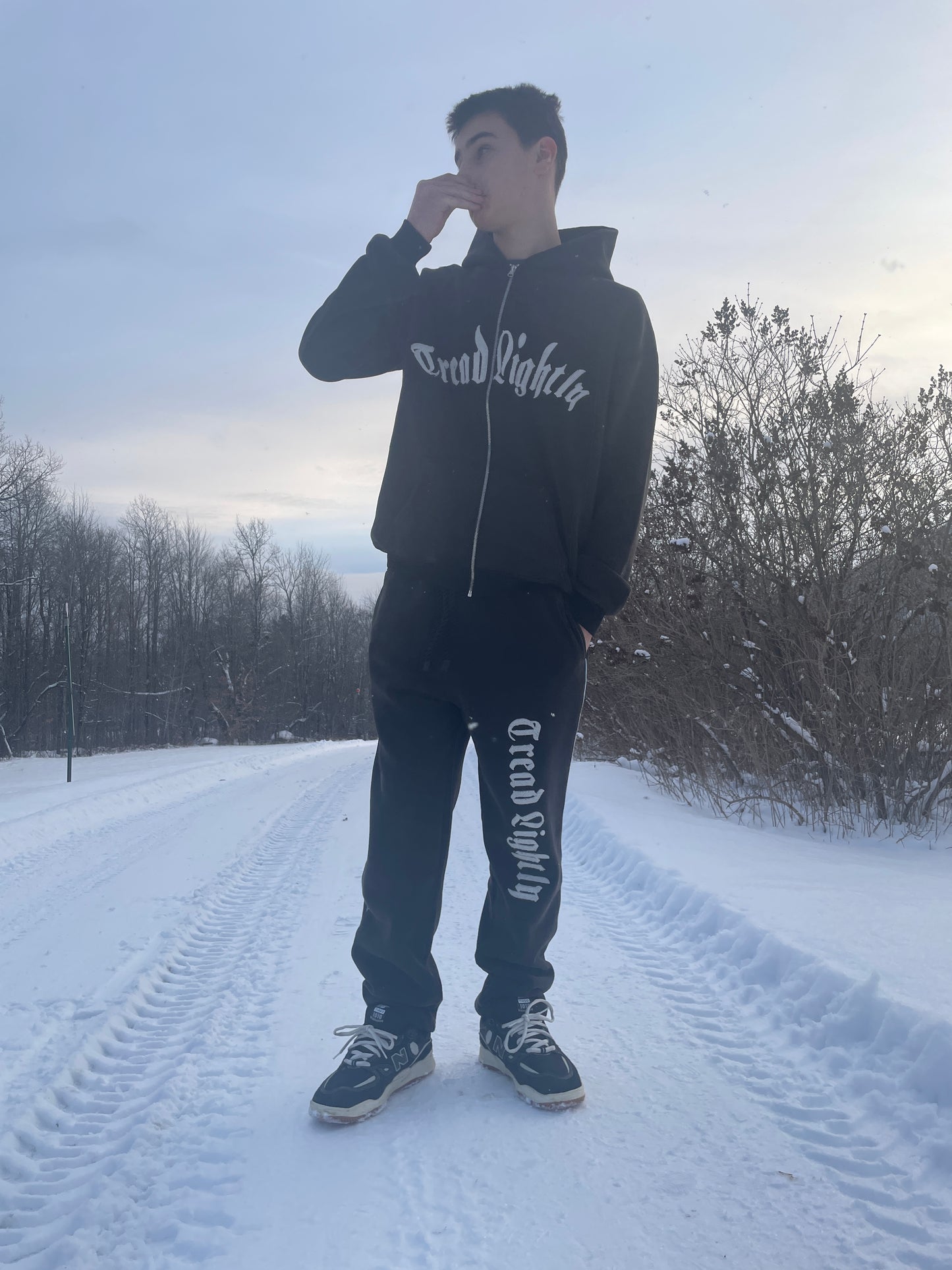Tread Lightly Black Hoodie