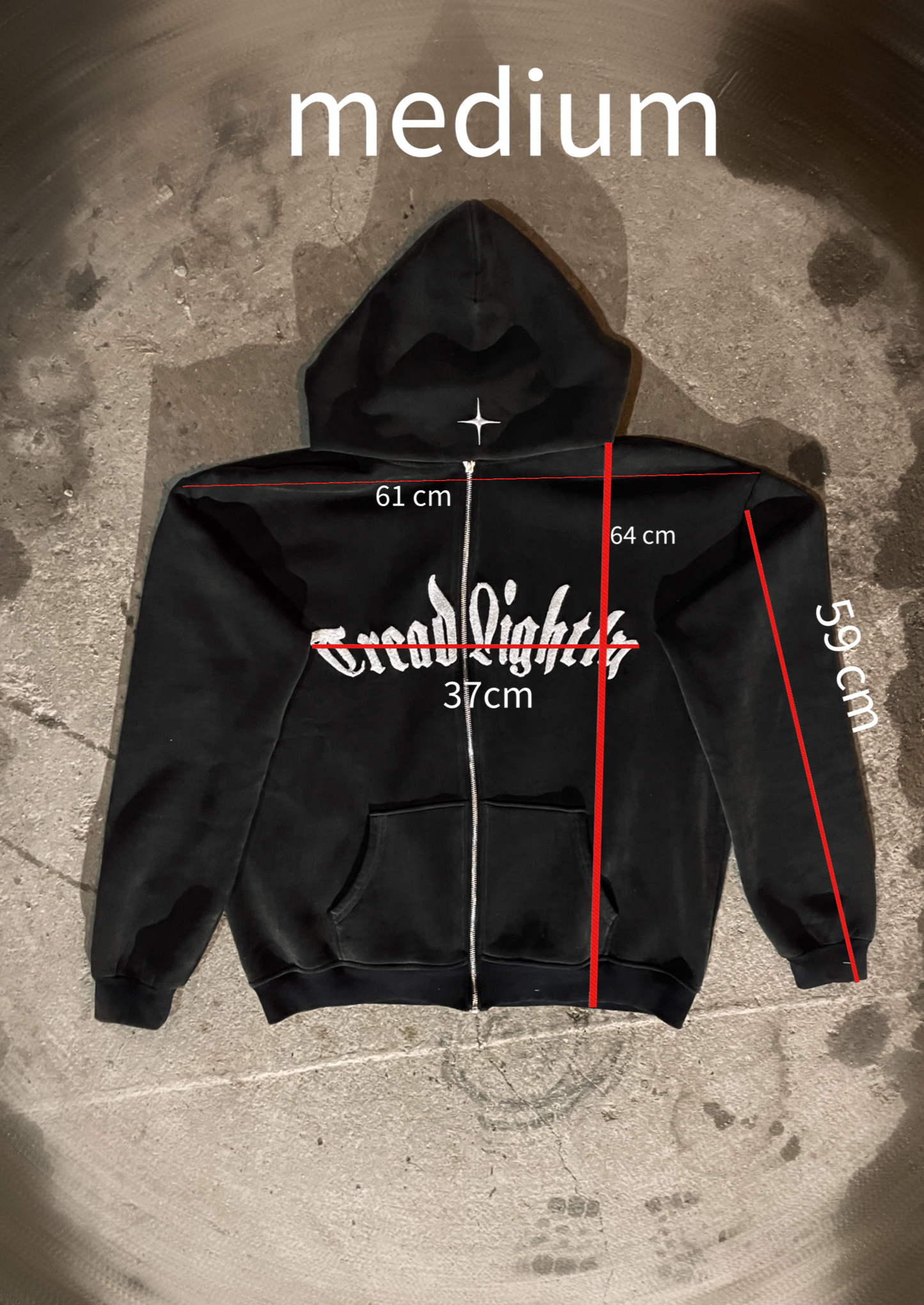 Tread Lightly Black Hoodie