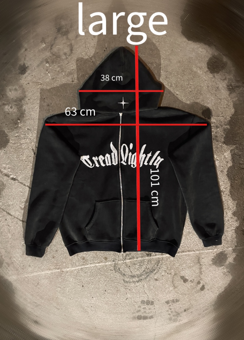 Tread Lightly Black Hoodie