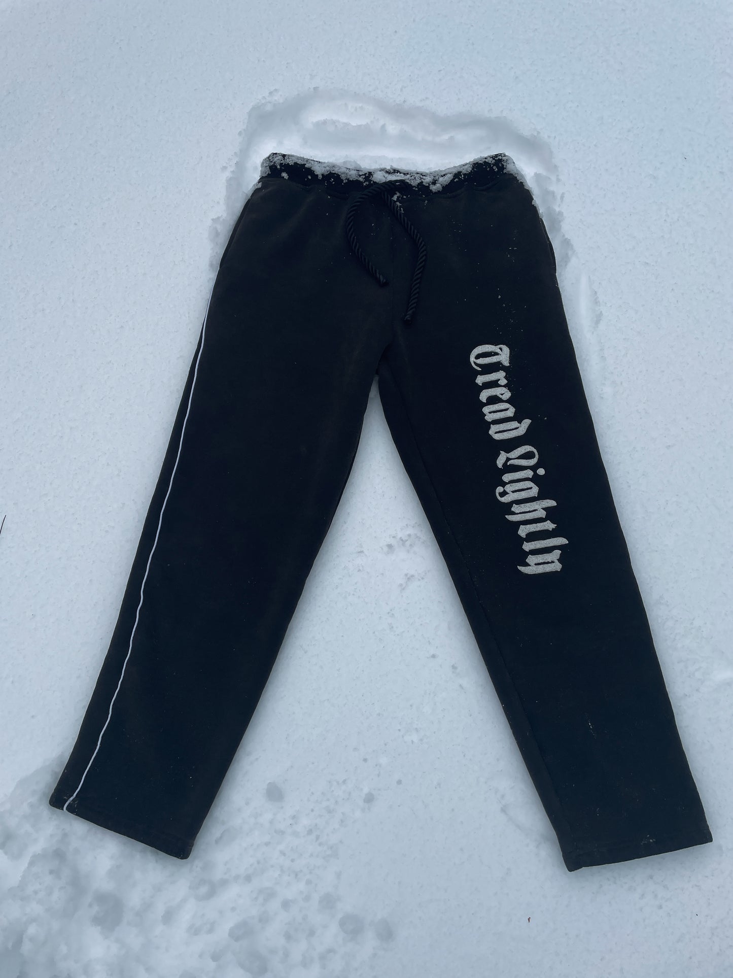 Tread Lightly Black Sweatpants