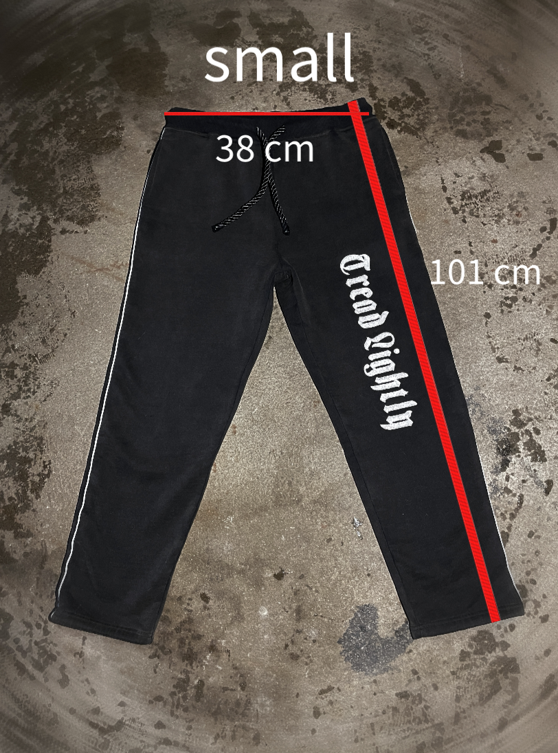 Tread Lightly Black Sweatpants